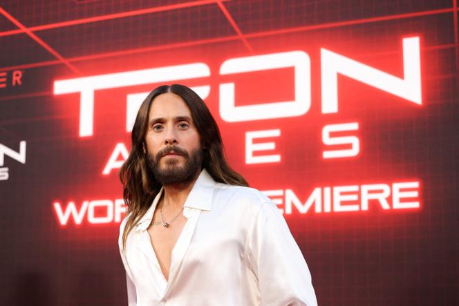 L’acteur Jared Leto, à la première du film « Tron. Ares », à Los Angeles, en Californie, le 6 octobre 2025.  
