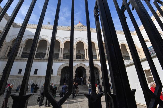 Le palais de justice de Carthage, en Tunisie, en mars 2025.