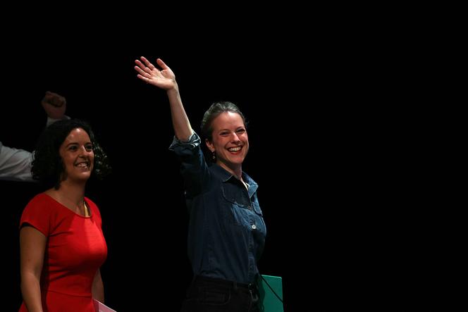 Lucie Castets, la candidate du Nouveau Front populaire à Matignon, lors de l’université d’été des « insoumis » à Châteauneuf-sur-Isère (Drôme), le 24 août 2024.