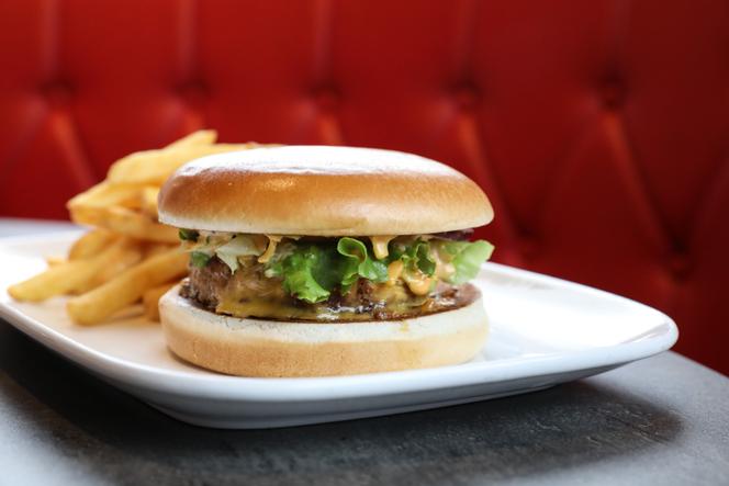  Burger sans viande de chez Buffalo Grill, à Pontault Combault (Seine-et-Marne), le 6 décembre 2019.