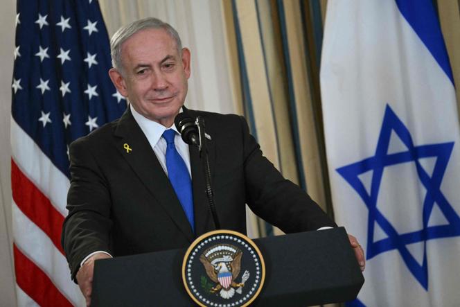 Le premier ministre israélien, Benjamin Nétanyahou, à Washington, le 29&nbsp;septembre&nbsp;2025.