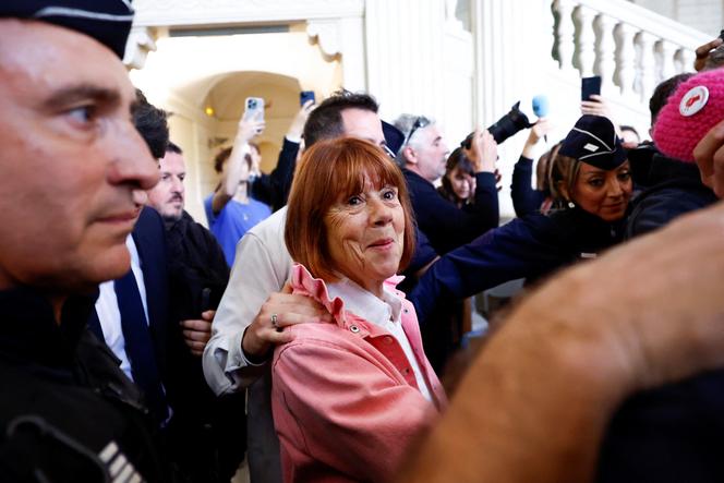 Gisèle Pelicot au tribunal du Gard, à Nimes, le 9 octobre 2025.