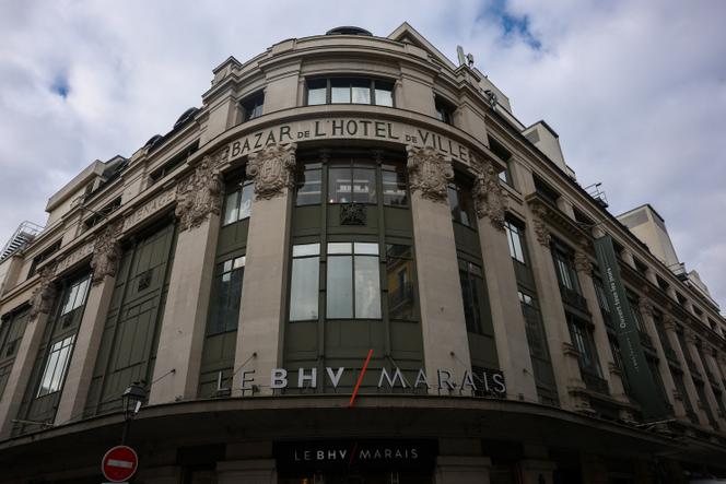 Le BHV Marais, rue de Rivoli, à Paris 4ᵉ, le 9 octobre 2025.