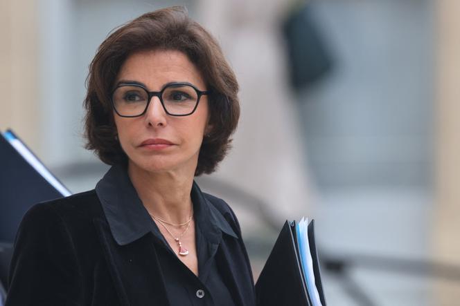 La ministre de la culture démissionnaire et maire du 7ᵉ arrondissement de Paris, Rachida Dati, au palais de l’Elysée, le 3 septembre 2025.