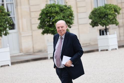 Le président de l’Union des démocrates et indépendants, Hervé Marseille, à l’Elysée, vendredi 10 octobre 2025.