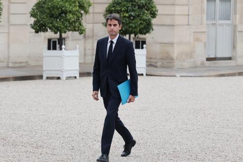 Le secrétaire général de Renaissance, Gabriel Attal, au palais de l’Elysée, à Paris, le 10 octobre 2025.