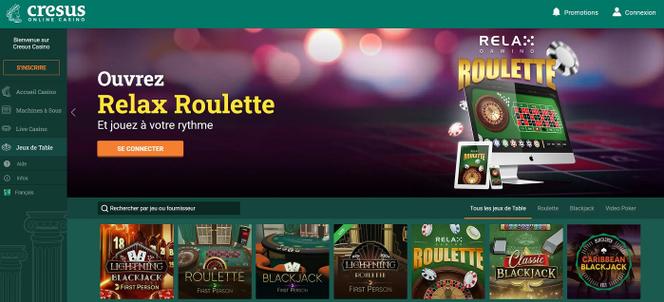 Cresus online casino