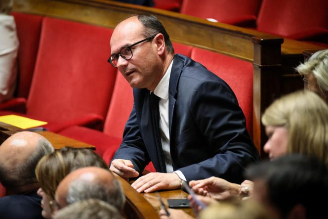Le président d’Intercommunalités de France et député de Saône-et-Loire, Sébastien Martin, à l’Assemblée nationale, à Paris, le 27 mai 2025.