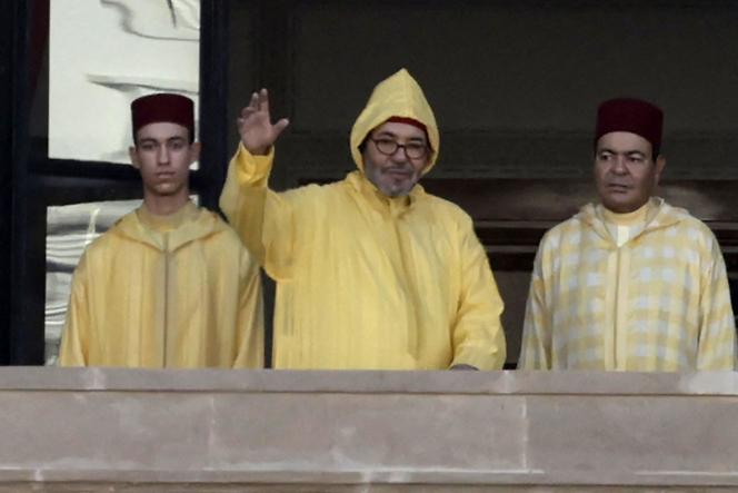 Le roi Mohammed VI au Parlement, à Rabat, le 10 octobre 2025.