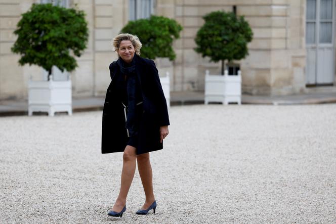 Nathalie Delattre, présidente du Parti radical, à l’Elysée le 10&nbsp;octobre 2025. 