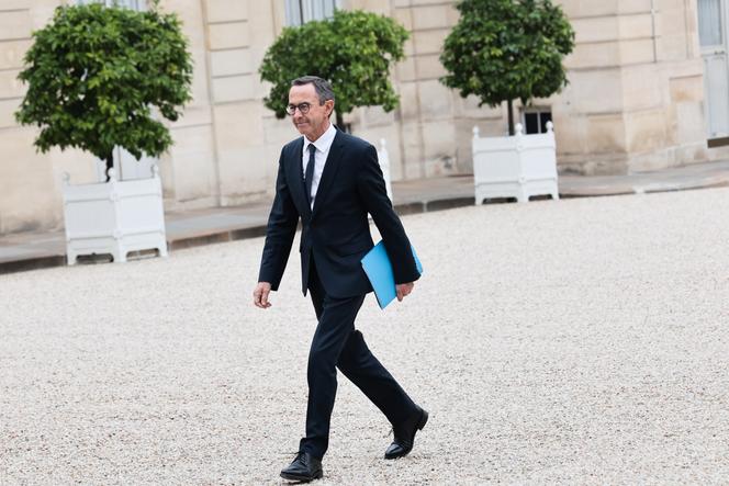 Bruno Retailleau, président du parti Les Républicains, à l’Elysée, à Paris, le 10 octobre 2025.