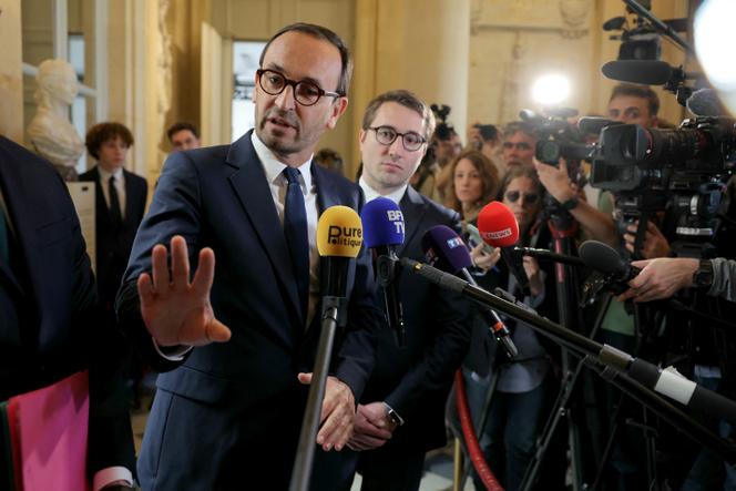 Le député Renaissance de Gironde Thomas Cazenave, à Paris, le 14 mai 2025.