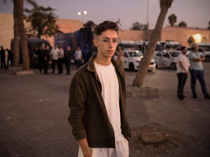 Yasser Semeyani avant un rassemblement à Marrakech (Maroc), le 9 octobre 2025. 