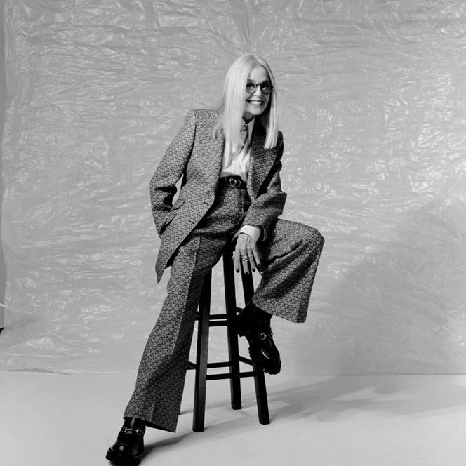 Diane Keaton, lors d’une séance photo pour « Interview Magazine », à Los Angeles, le 26 avril 2021.