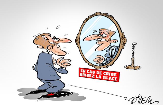 Le dessin paru en une du « Monde » daté du 13 octobre, signé par le dessinateur algérien Dilem.