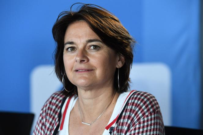 Nathalie Sonnac, professeure en sciences de l’information et de la communication et ancienne membre du Conseil supérieur de l’audiovisuel (ancêtre de l’Arcom), à Paris, le 11 avril 2018.