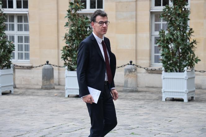 Philippe Baptiste, le ministre de l’enseignement supérieur et de la recherche, à l’hôtel de Matignon, à Paris, le 13 octobre 2025.