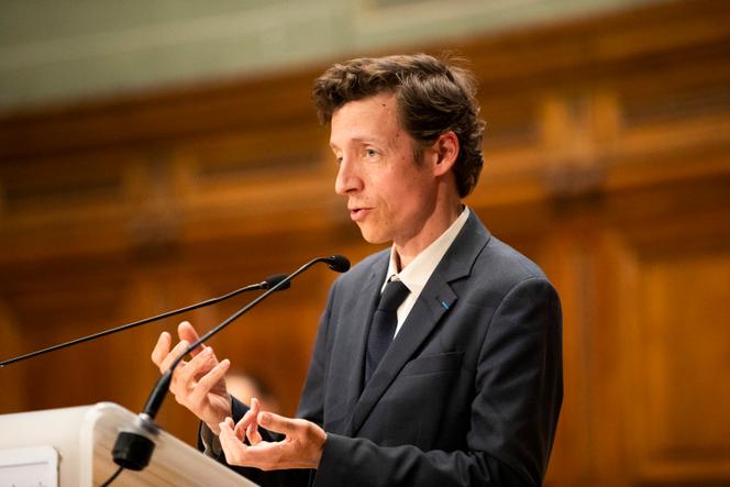 Edouard Geffray, directeur général de l’enseignement scolaire, à l’université de La Sorbonne, à Paris, le 24 mai 2023.