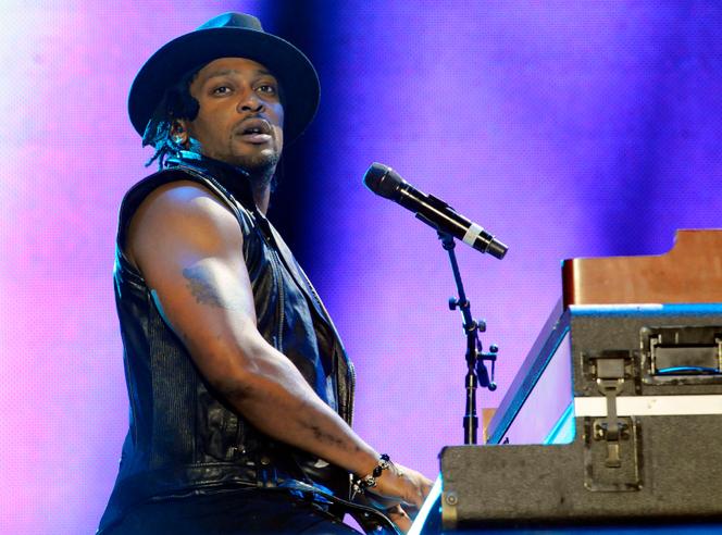 Le chanteur D’Angelo lors d’un concert à La Nouvelle-Orléans, aux Etats-Unis, le 6 juillet 2012.