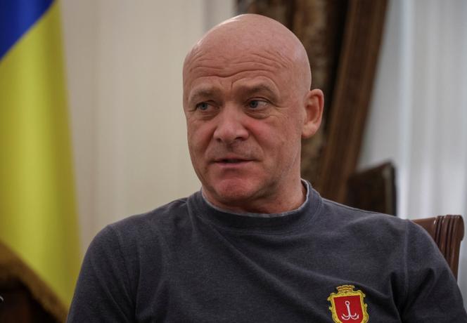 Le maire d’Odessa, Hennadi Troukhanov, dans son bureau du port de la mer Noire, en Ukraine, le 28&nbsp;juin 2024.