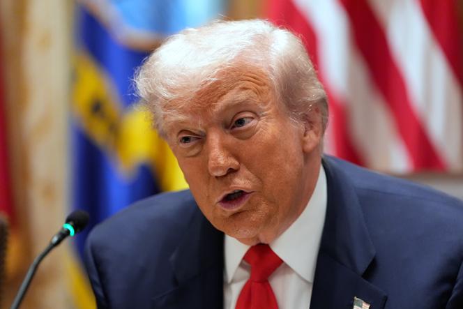 Le président Donald Trump à la Maison Blanche, le 14 octobre 2025.