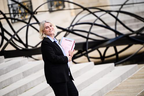 La ministre de la santé, des familles, de l’autonomie et des personnes handicapées, Stéphanie Rist, à l’Elysée, le 14 octobre 2025.