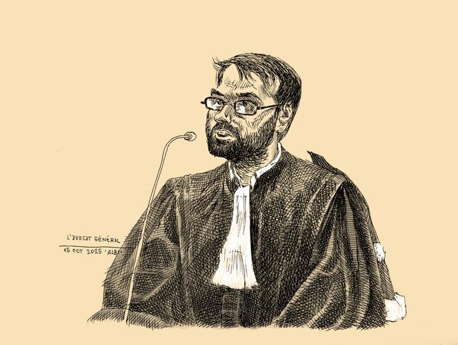 مرافعة المدعي العام نيكولا روف أمام محكمة الجنايات في تارن، بألبي، في 15 أكتوبر 2025.