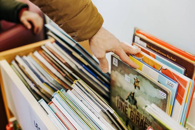 Livres  pour enfants, dans la bibliotheque Ceccano, à Avignon (Vaucluse), le 2 février 2022.