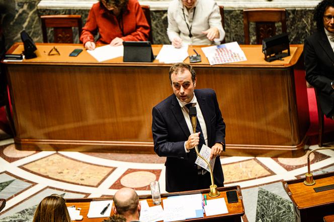 Le premier ministre, Sébastien Lecornu, à l’Assemblée nationale, à Paris, le 14 octobre 2025.