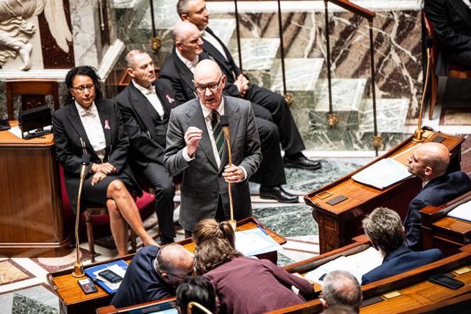 Le ministre de l’économie, des finances et de la souveraineté industrielle, énergétique et numérique, Roland Lescure, lors de la séance des questions au gouvernement, à l’Assemblée nationale, à Paris, le 15 octobre 2025.