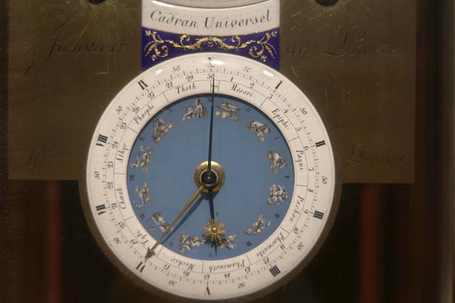 Le cadran de dix heures, que les révolutionnaires français ont tenté d’imposer.