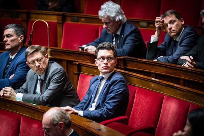 Le député Antoine Vermorel-Marques, à l’Assemblée nationale, à Paris, le 18 mars 2025.