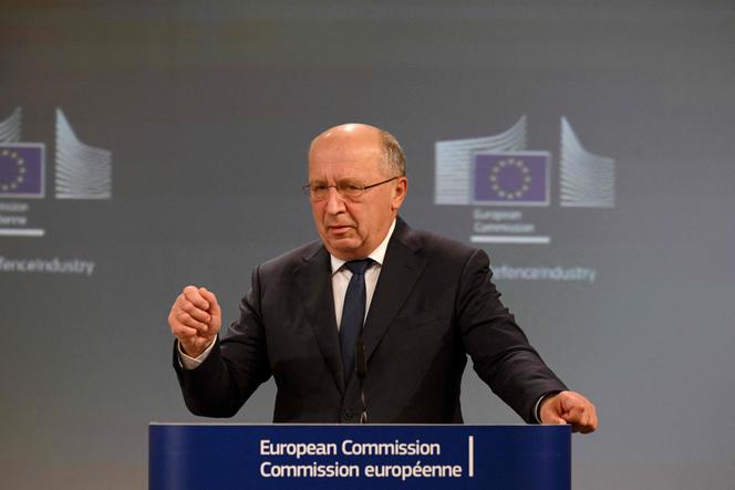 Le commissaire européen à la défense et à l’espace, Andrius Kubilius, à Bruxelles, le 16 octobre 2025.