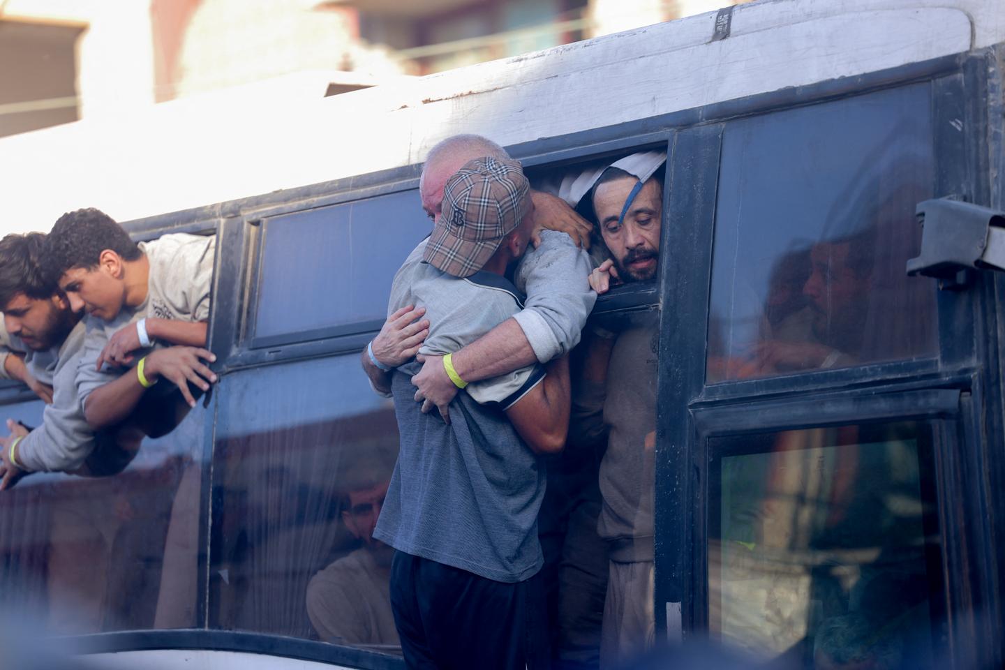 Le choc des prisonniers palestiniens de retour à Gaza