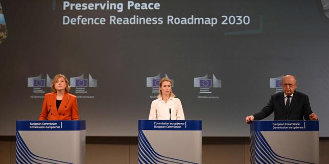 L’UE lance un plan pour renforcer son industrie de défense et réduire sa dépendance aux Etats-Unis
