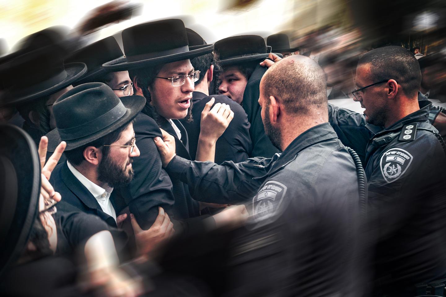 En Israël, au cœur des tensions entre juifs ultraorthodoxes et forces de l’ordre