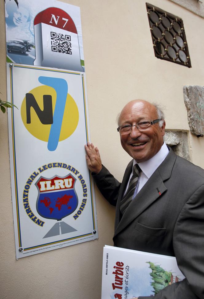 Gilbert Bouchet, à La Turbie (Alpes-Maritimes), en 2012.