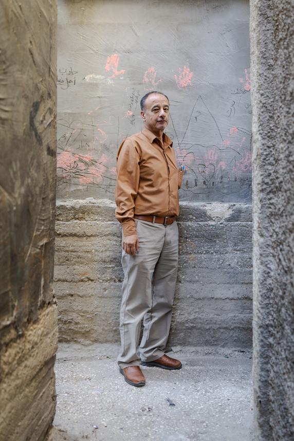 Imade Zaki, chef de la communauté de Balata, à Naplouse, Cisjordanie, le 16 octobre 2025. 
