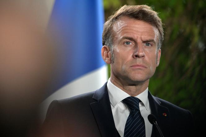 Le président français, Emmanuel Macron, à Portoroz, en Slovénie, le 20 octobre 2025. 