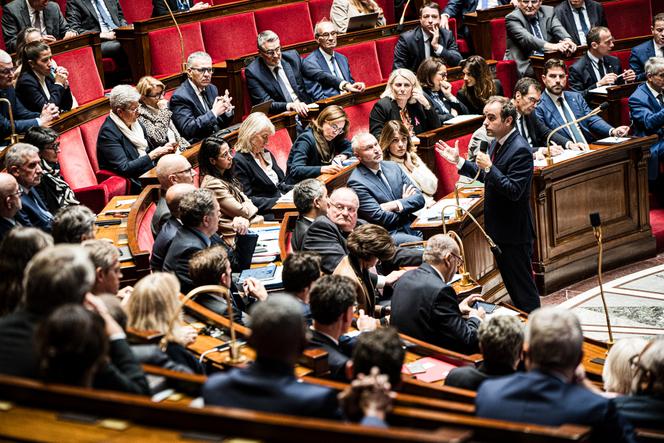 Sébastien Lecornu, lors de la séance de questions au gouvernement, à l’Assemblée nationale, le 21 octobre 2025.