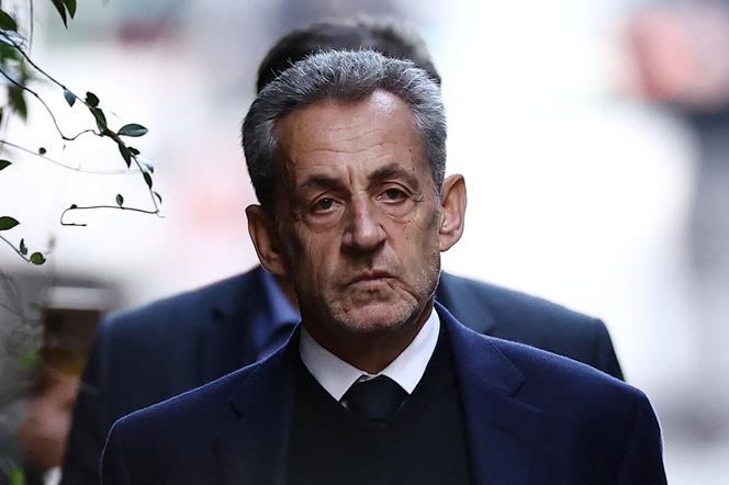 Nicolas Sarkozy leaves his house on the day of his detention at La Santé prison, in Paris, October 21, 2025. 