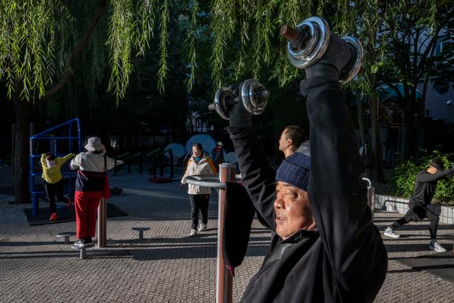 Au parc du Lac de la solidarité (Tuanjiehu), à Pékin, le 20 octobre 2025.