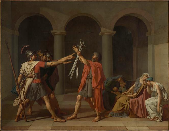 « Le Serment des Horaces » (1784), de Jacques-Louis David.