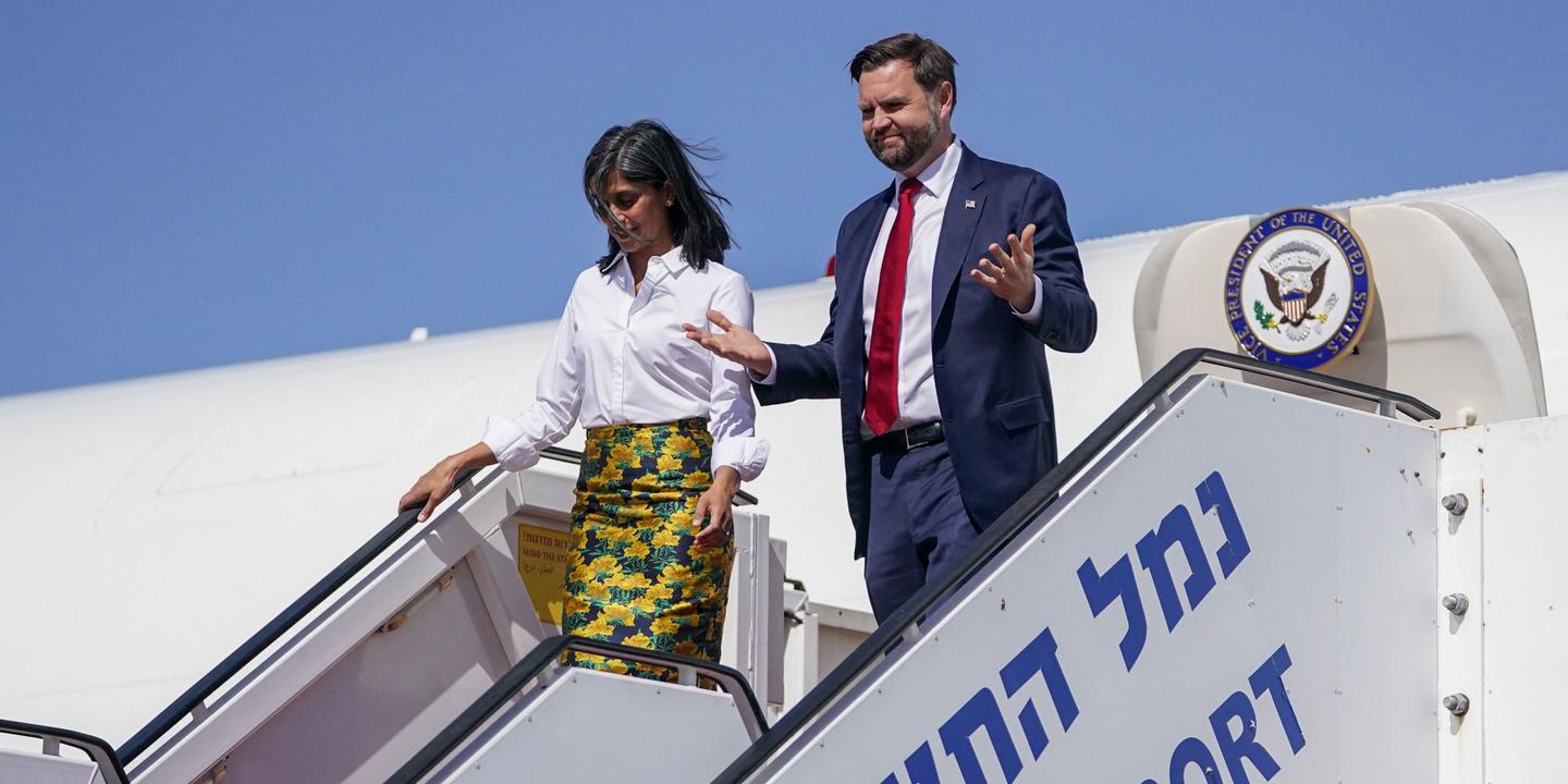 EN DIRECT, GazaÂ : le vice-prÃ©sident amÃ©ricain, J.Â D.Â Vance, est arrivÃ© en...