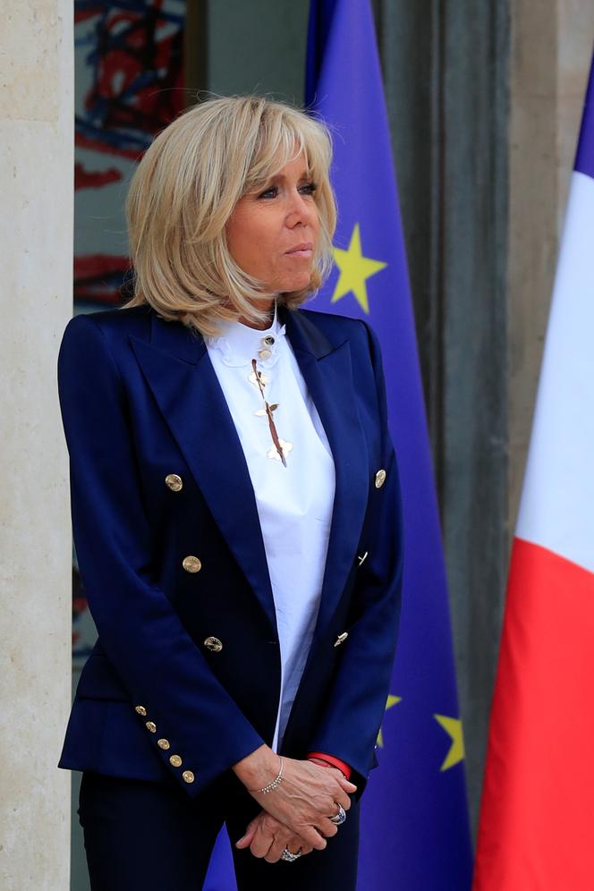 Brigitte Macron, à Paris, le 17 octobre 2018.
