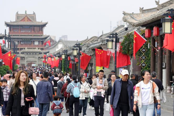 Dans la rue Est, à Datong (Shanxi), dans le nord de la Chine, le 5 octobre 2024.