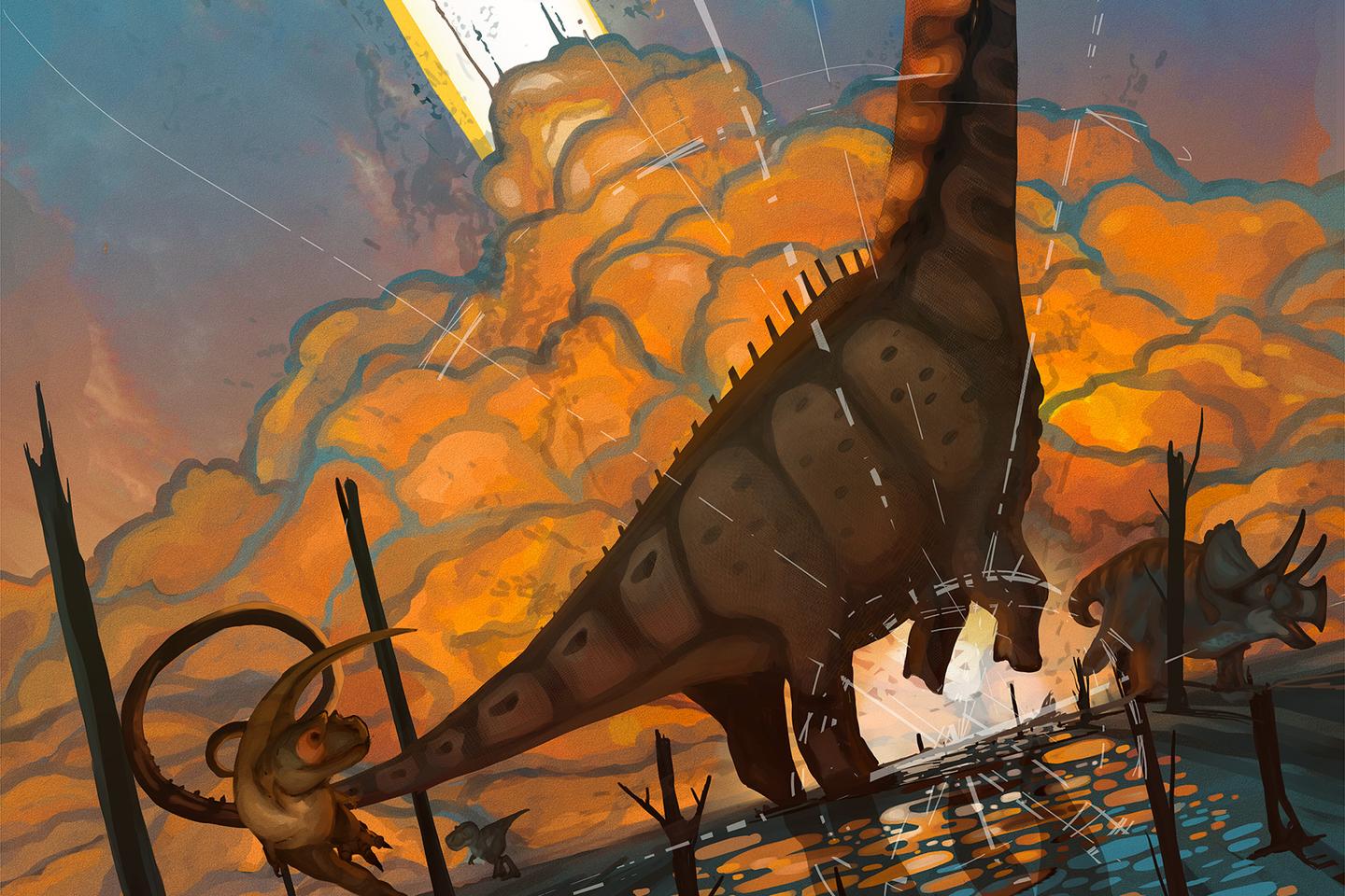 Avant la disparition des dinosaures, leur population était encore très diverse en Amérique