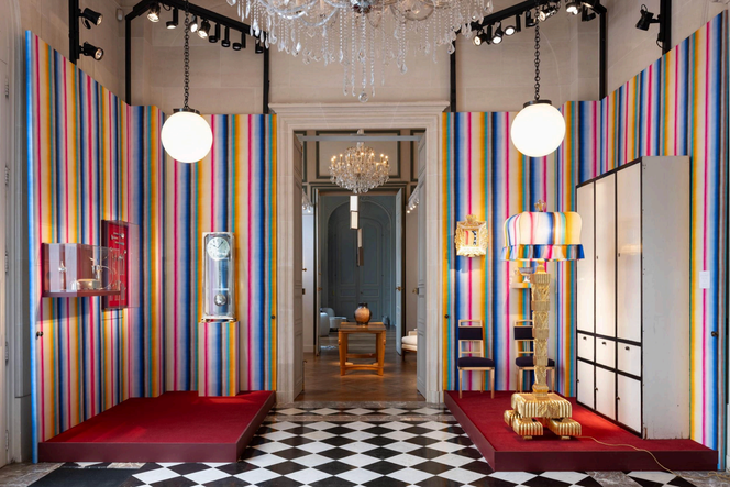 La Yves Macaux Gallery à la foire Design Miami.Paris, à l’Hôtel de Maisons, à Paris.