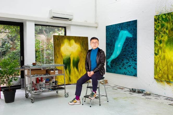 Le peintre Xie Lei, lauréat du prix Marcel Duchamp 2025.