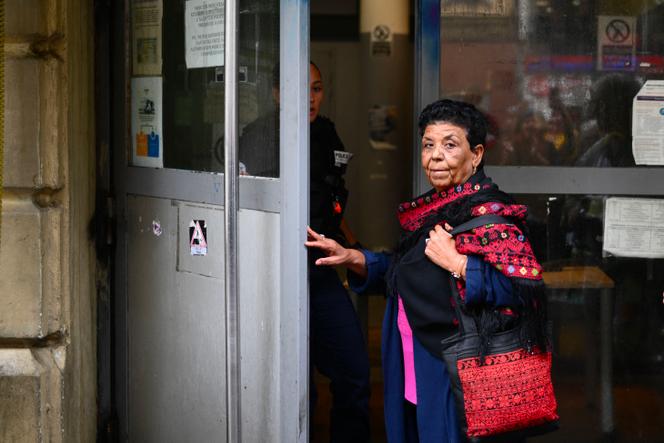 La militante palestinienne Mariam Abou Daqqa, cadre du Front populaire de libération de la Palestine, à Marseille, le 16 octobre 2023.